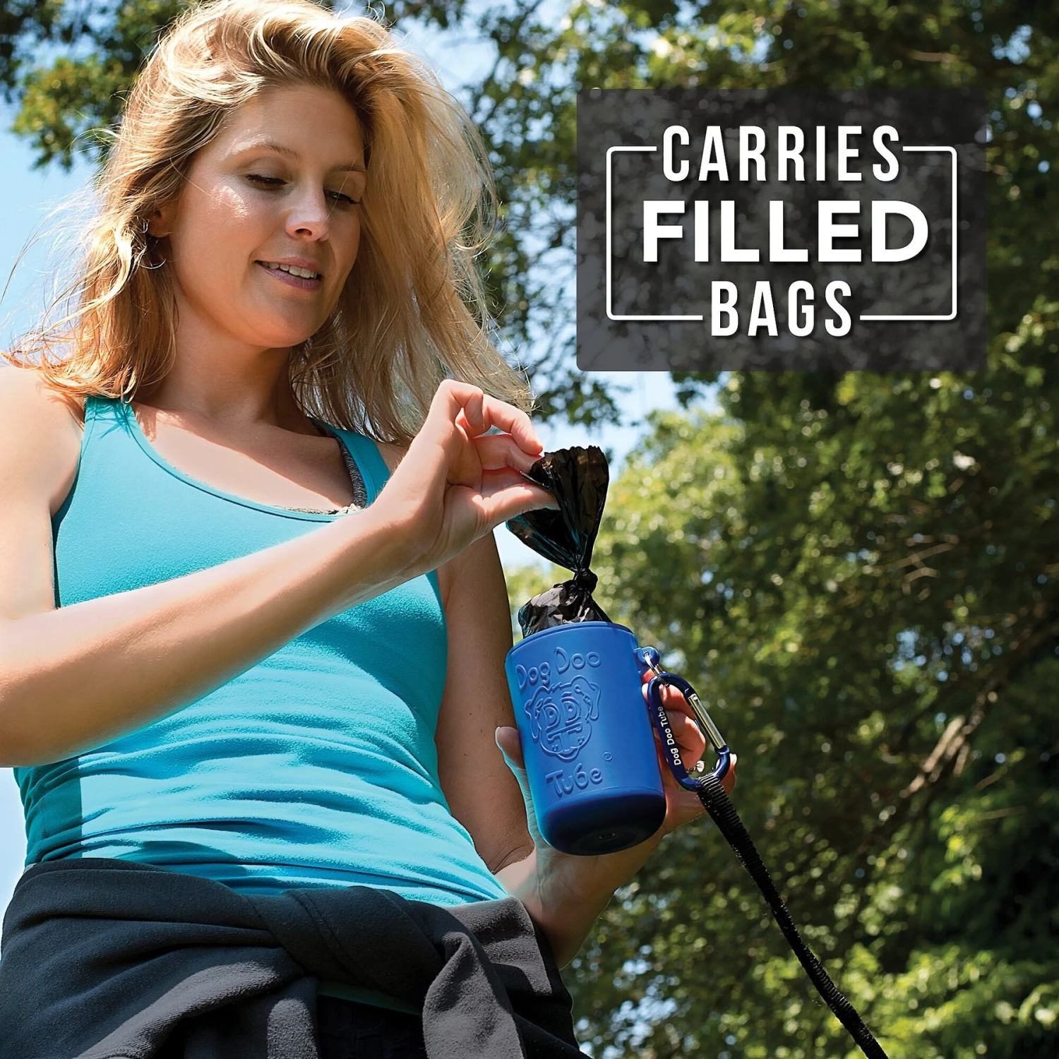 DDT Dog Doo Tube Portable Trash Can, Medium 7 DDT Dog Doo Tube Portable Trash Can, Medium - Image 5