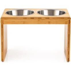 Pawfect Pets Elevated Feeder Raised Dog Bowl Stand With Four Stainless Steel Bowls, Large, 12-in -Dog Supplies Shop 333590 PT5. AC SS1800 V1634079128