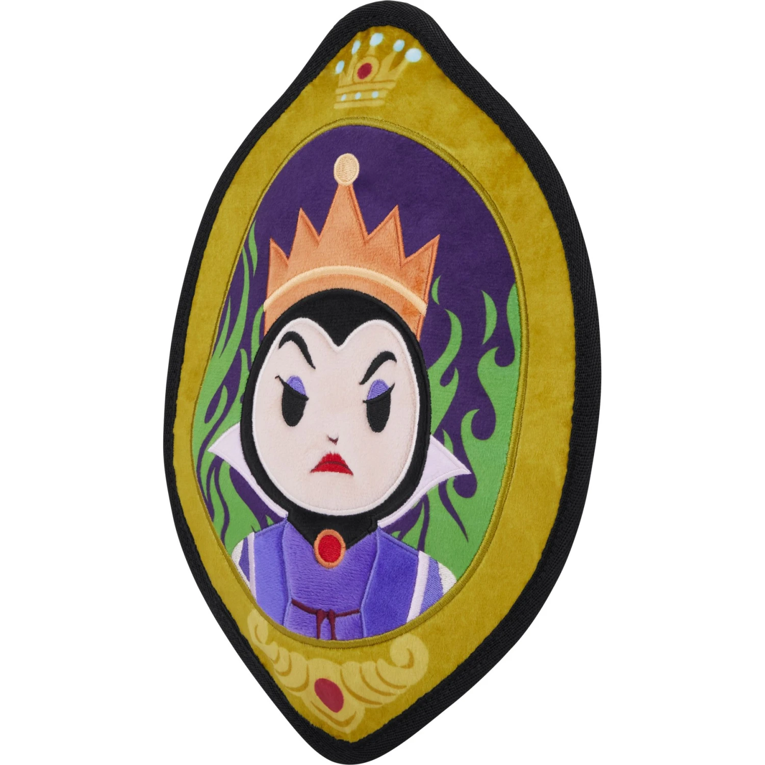 Disney Villains Evil Queen Mirror Flat Plush Squeaky Dog Toy 3 Disney Villains Evil Queen Mirror Flat Plush Squeaky Dog Toy