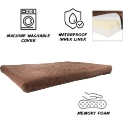 Pet Adobe Waterproof Indoor/Outdoor Memory Foam Dog Bed -Dog Supplies Shop 345008 PT2. AC SS1800 V1637286740