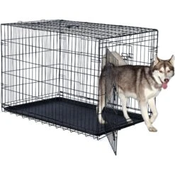 Pet Adobe Portable Folding Wire Dog Crate -Dog Supplies Shop 345018 PT3. AC SS1800 V1637284960