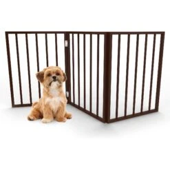 Pet Adobe Freestanding Wooden Folding Dog Gate -Dog Supplies Shop 345108 PT6. AC SS1800 V1637280828