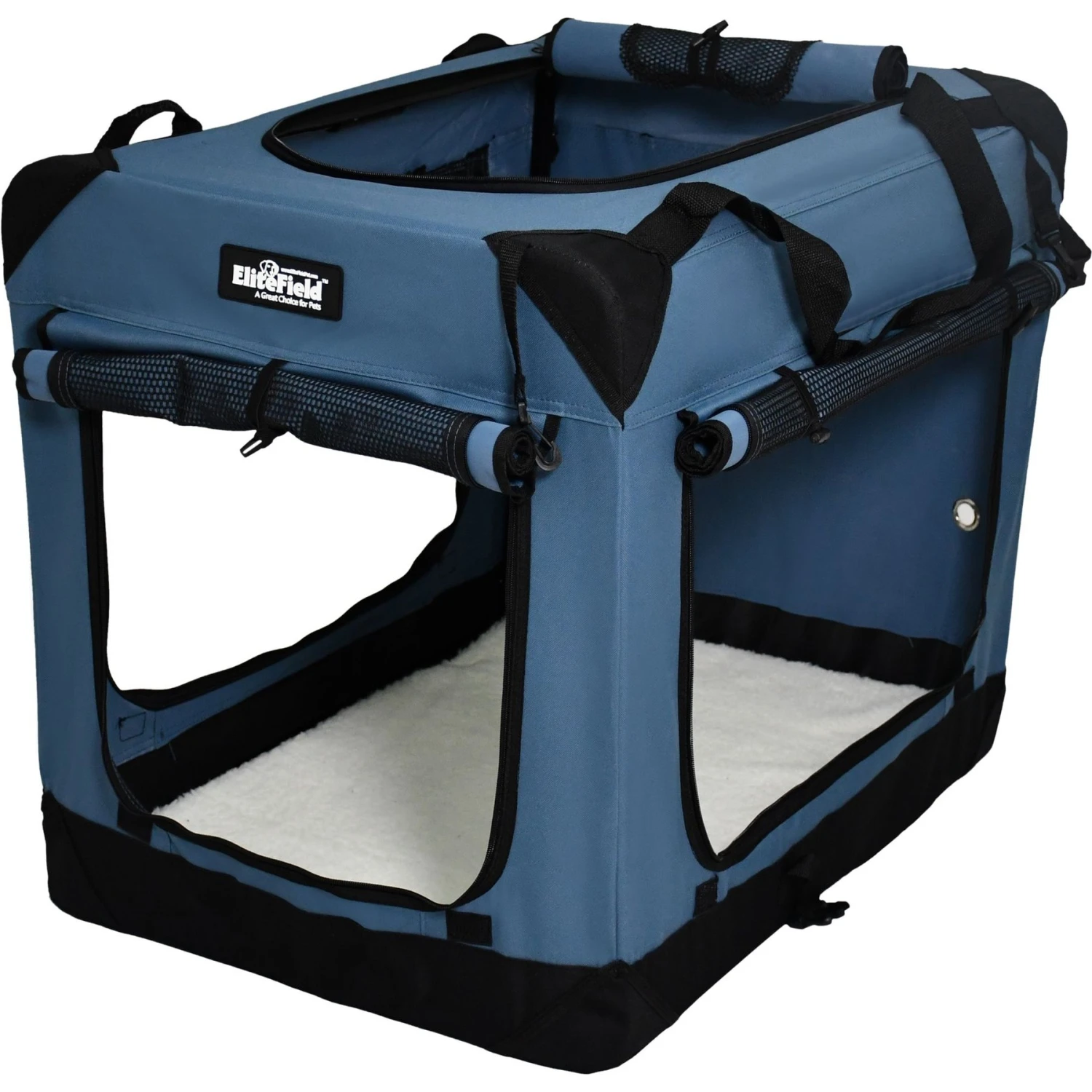 EliteField 4-Door Collapsible Soft-Sided Dog Crate 5 EliteField 4-Door Collapsible Soft-Sided Dog Crate - Image 3