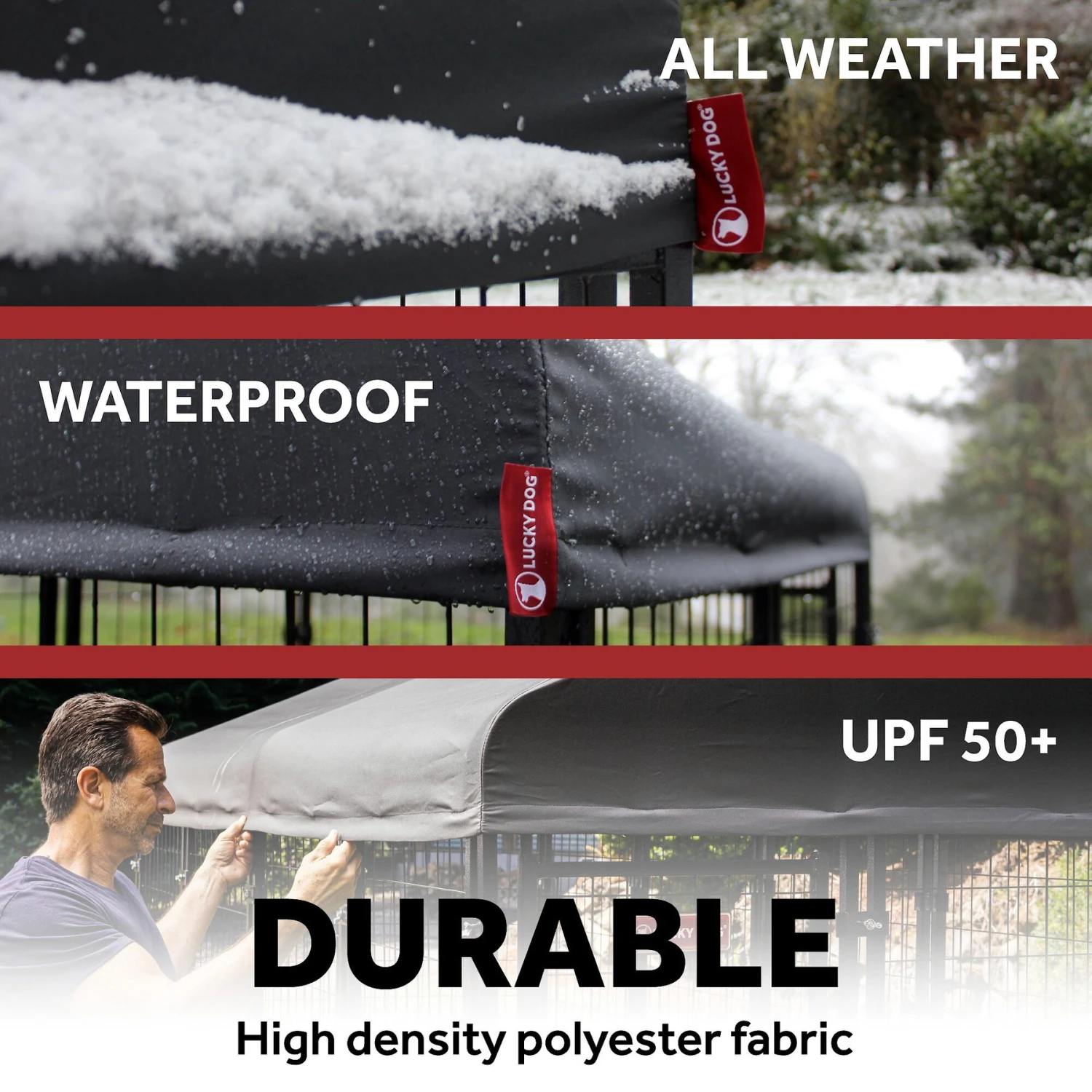 Lucky Dog STAY Series Studio Jr. Dog Kennel 7 Lucky Dog STAY Series Studio Jr. Dog Kennel - Image 5