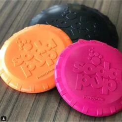 SodaPup Bottle Top Rubber Flying Disk Dog Toy -Dog Supplies Shop 346939 PT8. AC SS1800 V1638402451