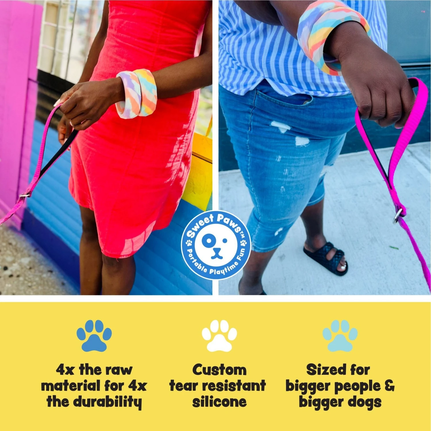 Sweet Paws Chunky Wearable Puppy Teether Dog Toy 7 Sweet Paws Chunky Wearable Puppy Teether Dog Toy - Image 5