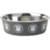 PetRageous Designs Capri Stainless-Steel Dog Bowl, Gray -Dog Supplies Shop 353540 MAIN. AC SS1800 V1639760507