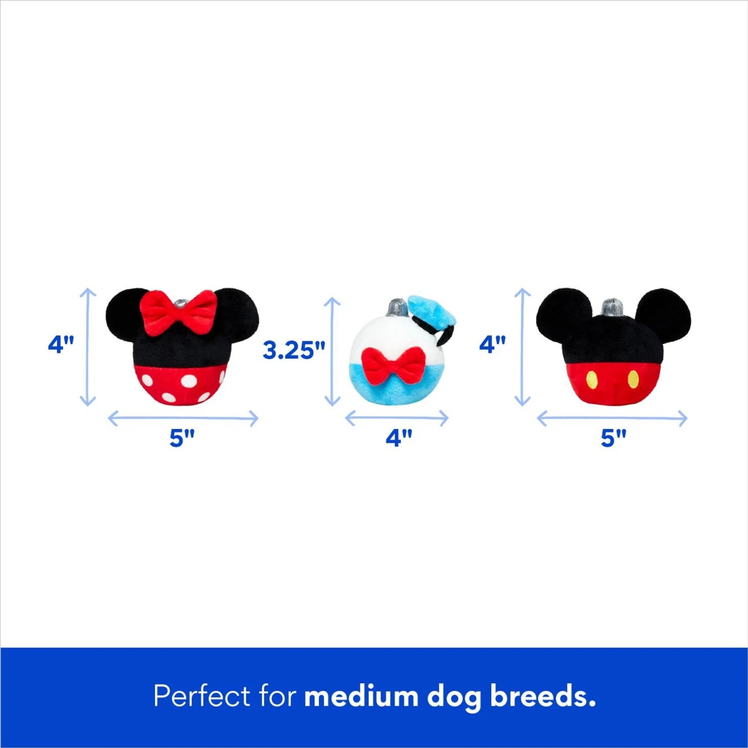Disney Holiday Mickey & Friends Christmas Tree Hide & Seek Puzzle Plush Squeaky Dog Toy 5 Disney Holiday Mickey & Friends Christmas Tree Hide & Seek Puzzle Plush Squeaky Dog Toy - Image 3