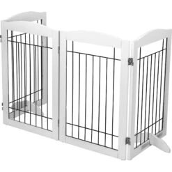 Spirich Freestanding Black Wire Dog Gate -Dog Supplies Shop 356189 PT7. AC SS1800 V1657657126