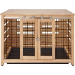 TRINITY Crate Accent Table Double Door Furniture Style Dog & Cat Crate -Dog Supplies Shop 357158 PT6. AC SS1800 V1641621173