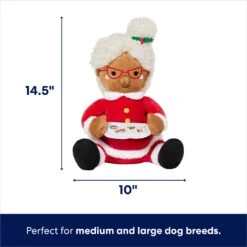 Frisco Holiday Mrs. Claus Plush Squeaky Dog Toy 8 Frisco Holiday Mrs. Claus Plush Squeaky Dog Toy -Dog Supplies Shop 360917 PT1. AC SS1800 V1695046094