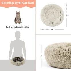 Best Friends By Sheri Calming Bolster Cat & Dog Bed 11 Best Friends By Sheri Calming Bolster Cat & Dog Bed -Dog Supplies Shop 361021 PT3. AC SS1800 V1642015037