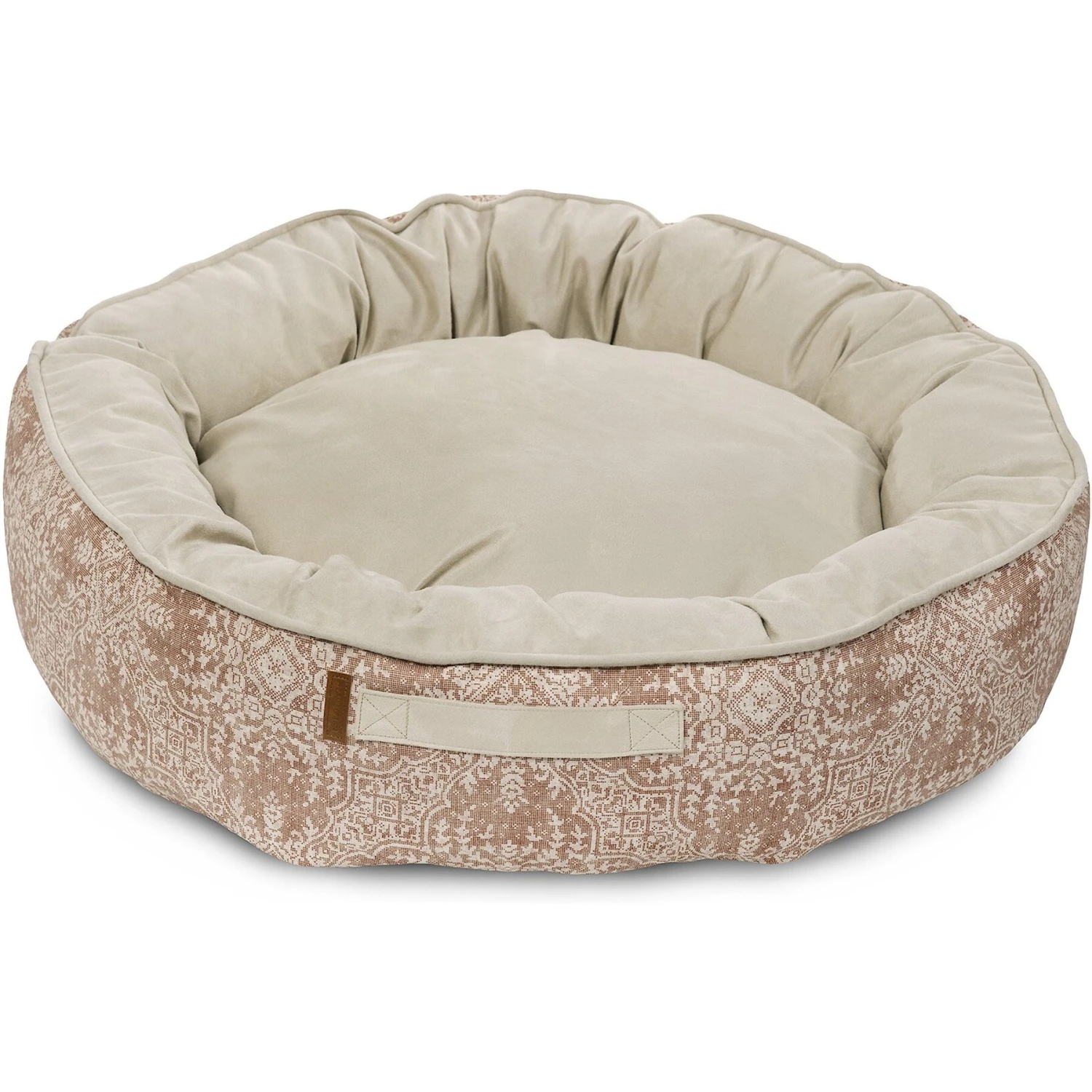 Bark And Slumber Round Cloud Bolster Dog Bed With Removable Cover 4 Bark And Slumber Round Cloud Bolster Dog Bed With Removable Cover - Image 2