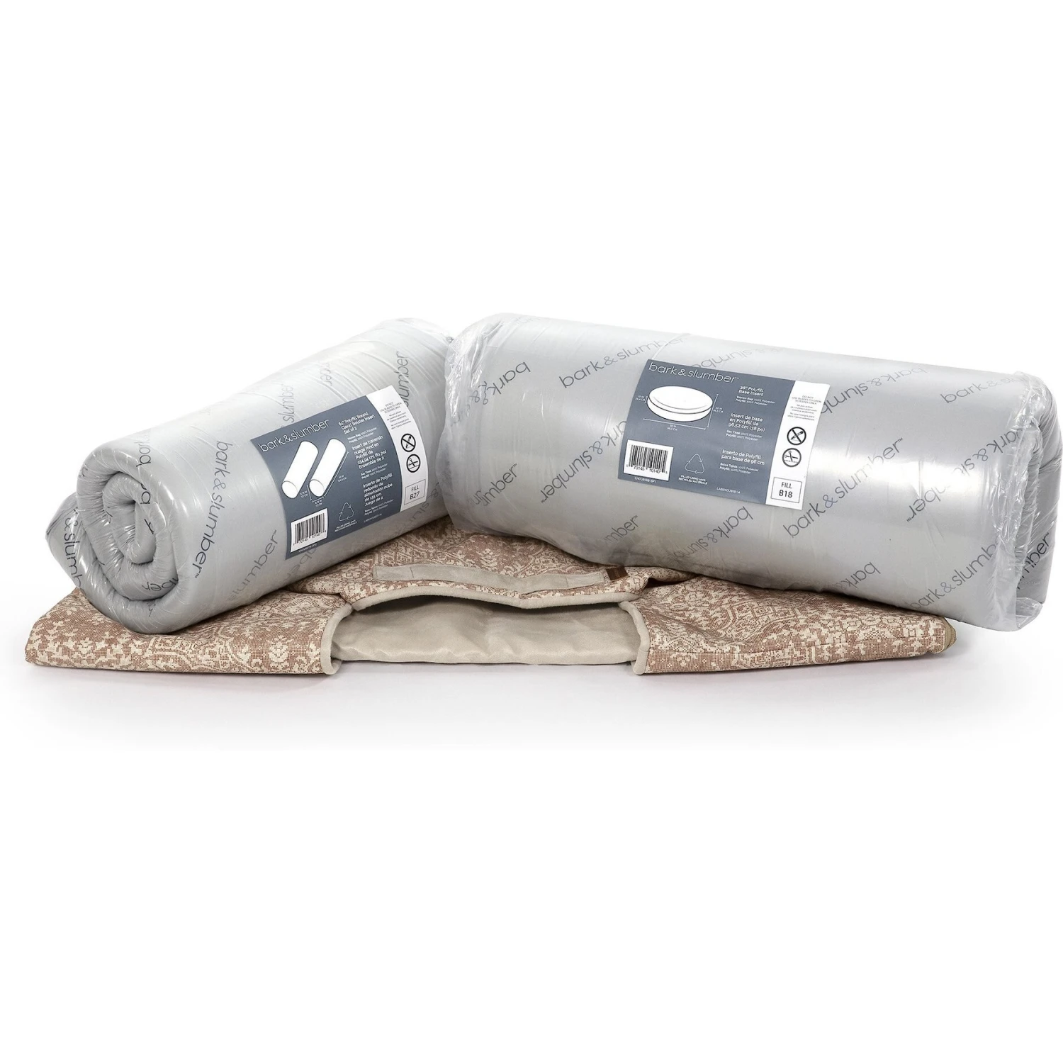 Bark And Slumber Round Cloud Bolster Dog Bed With Removable Cover 8 Bark And Slumber Round Cloud Bolster Dog Bed With Removable Cover - Image 6