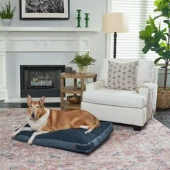 Bark And Slumber Rectangular Lounger Pillow Dog Bed With Removable Cover -Dog Supplies Shop 361297 PT2. AC SS1800 V1646842637