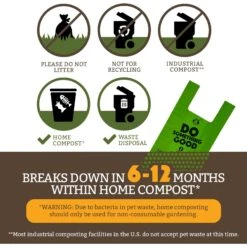 Doggy Do Good Certified Home Compostable Premium Dog & Cat Waste Bags - Handle Bags 14 Doggy Do Good Certified Home Compostable Premium Dog & Cat Waste Bags - Handle Bags -Dog Supplies Shop 361425 PT4. AC SS1800 V1703697615
