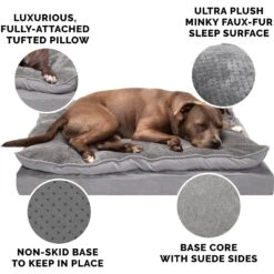 FurHaven Mink Fur & Suede PillowTop Orthopedic Cat & Dog Bed 15 FurHaven Mink Fur & Suede PillowTop Orthopedic Cat & Dog Bed -Dog Supplies Shop 362099 PT5. AC SS1800 V1645661831