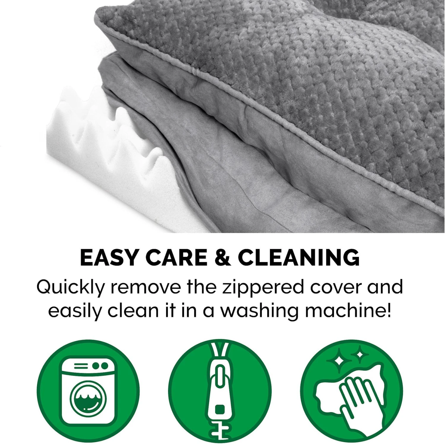 FurHaven Mink Fur & Suede PillowTop Orthopedic Cat & Dog Bed 10 FurHaven Mink Fur & Suede PillowTop Orthopedic Cat & Dog Bed - Image 8