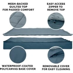 FurHaven Quilt Top Memory Foam Convertible Indoor/Outdoor Cat & Dog Bed -Dog Supplies Shop 362129 PT4. AC SS1800 V1667228205