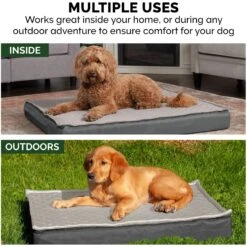 FurHaven Quilt Top Cooling Gel Convertible Indoor/Outdoor Cat & Dog Bed -Dog Supplies Shop 362151 PT2. AC SS1800 V1645660594