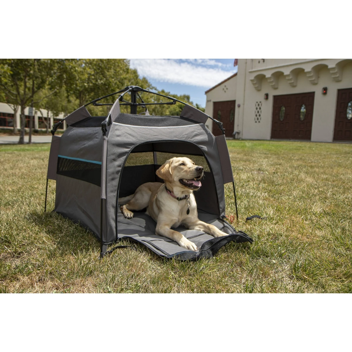 Sherpa U Pet Tent Dog Portable House, Medium, Gray 7 Sherpa U Pet Tent Dog Portable House, Medium, Gray - Image 5