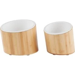 Frisco Elevated Slanted Bamboo Melamine Non-Skid Dog Bowl With Bamboo Stand 14 Frisco Elevated Slanted Bamboo Melamine Non-Skid Dog Bowl With Bamboo Stand -Dog Supplies Shop 363387 PT5. AC SS1800 V1657657267