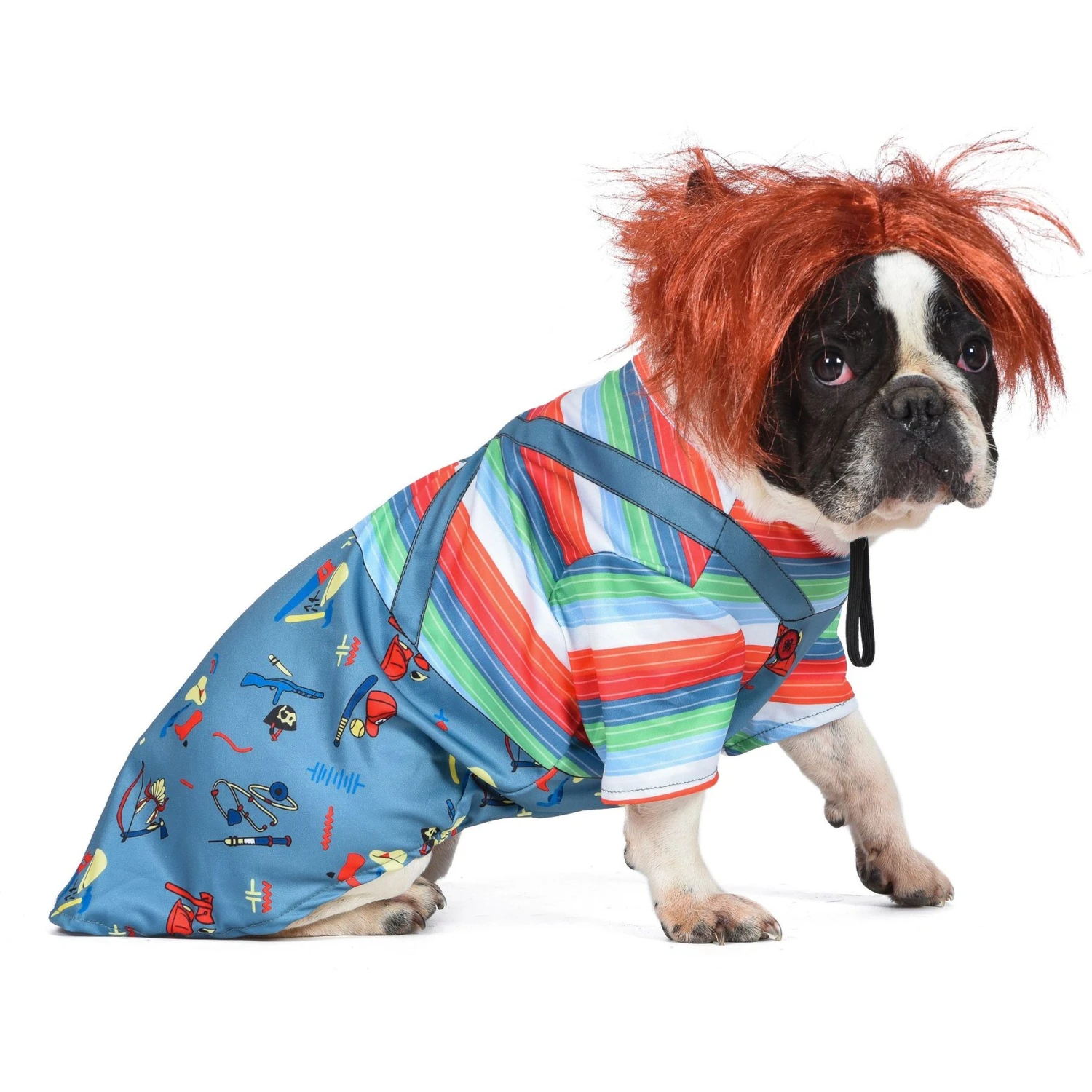 Fetch For Pets NBC Horror Chucky Halloween Dog Costume 3 Fetch For Pets NBC Horror Chucky Halloween Dog Costume