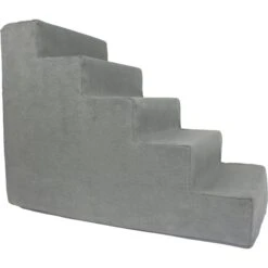 Precious Tails High Density Foam 5 Steps Dog & Cat Stairs -Dog Supplies Shop 366783 PT4. AC SS1800 V1644385934