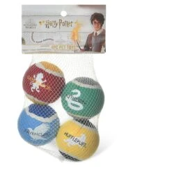 Fetch For Pets Harry Potter 4PK Hogwarts Pride Tennis Ball Dog Toy