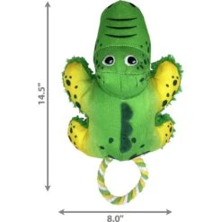 KONG Cozie Tuggz Alligator Dog Toy -Dog Supplies Shop 370854 PT1. AC SS1800 V1647389053