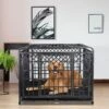 SMONTER Heavy Duty Double Lock Metal Large Breed Dog Crate, Dark Silver -Dog Supplies Shop 517278 MAIN. AC SS1800 V1650397298