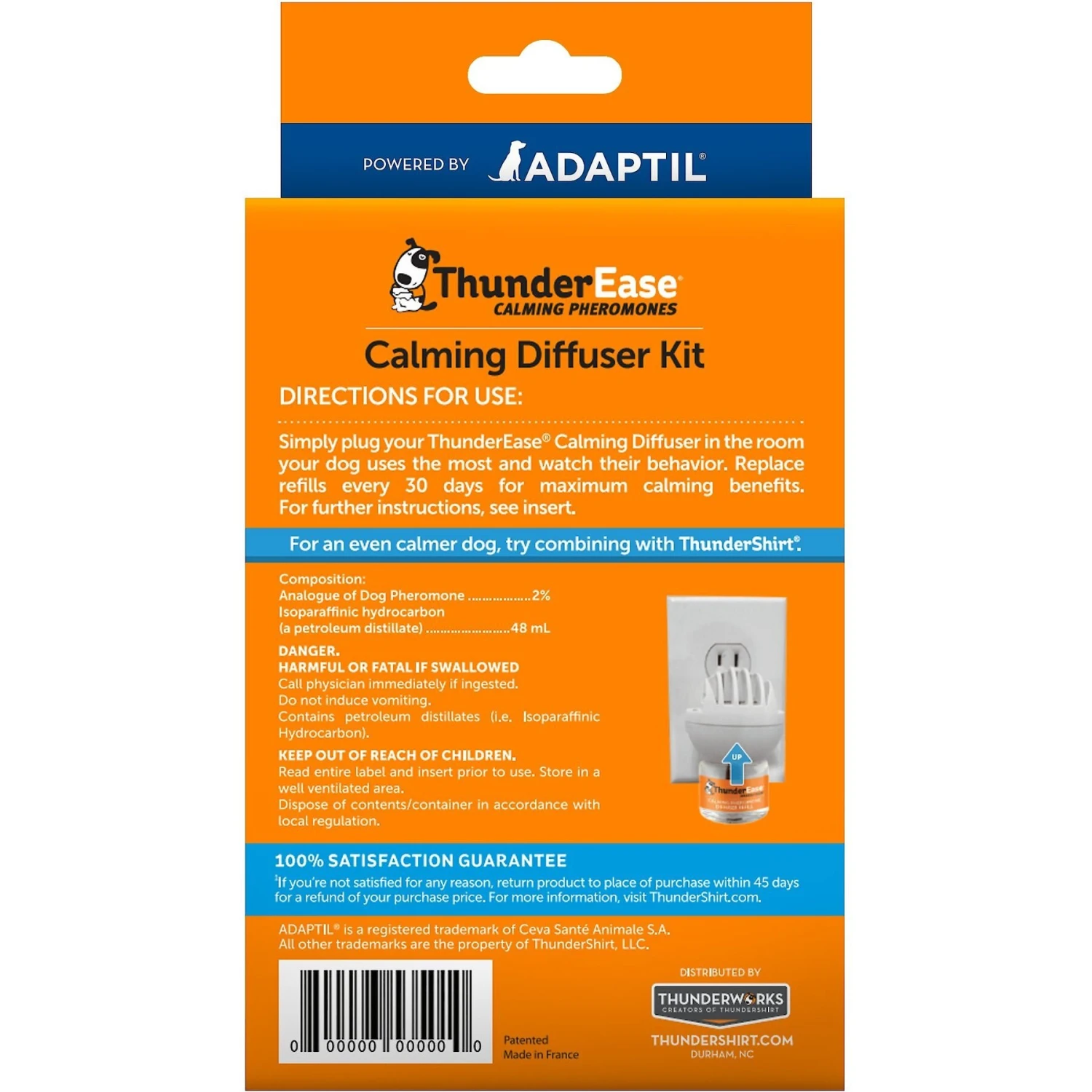 ThunderShirt Classic Anxiety & Calming Vest For Dogs, Heather Grey & ThunderEase Calming Diffuser For Dogs 9 ThunderShirt Classic Anxiety & Calming Vest For Dogs, Heather Grey & ThunderEase Calming Diffuser For Dogs - Image 7