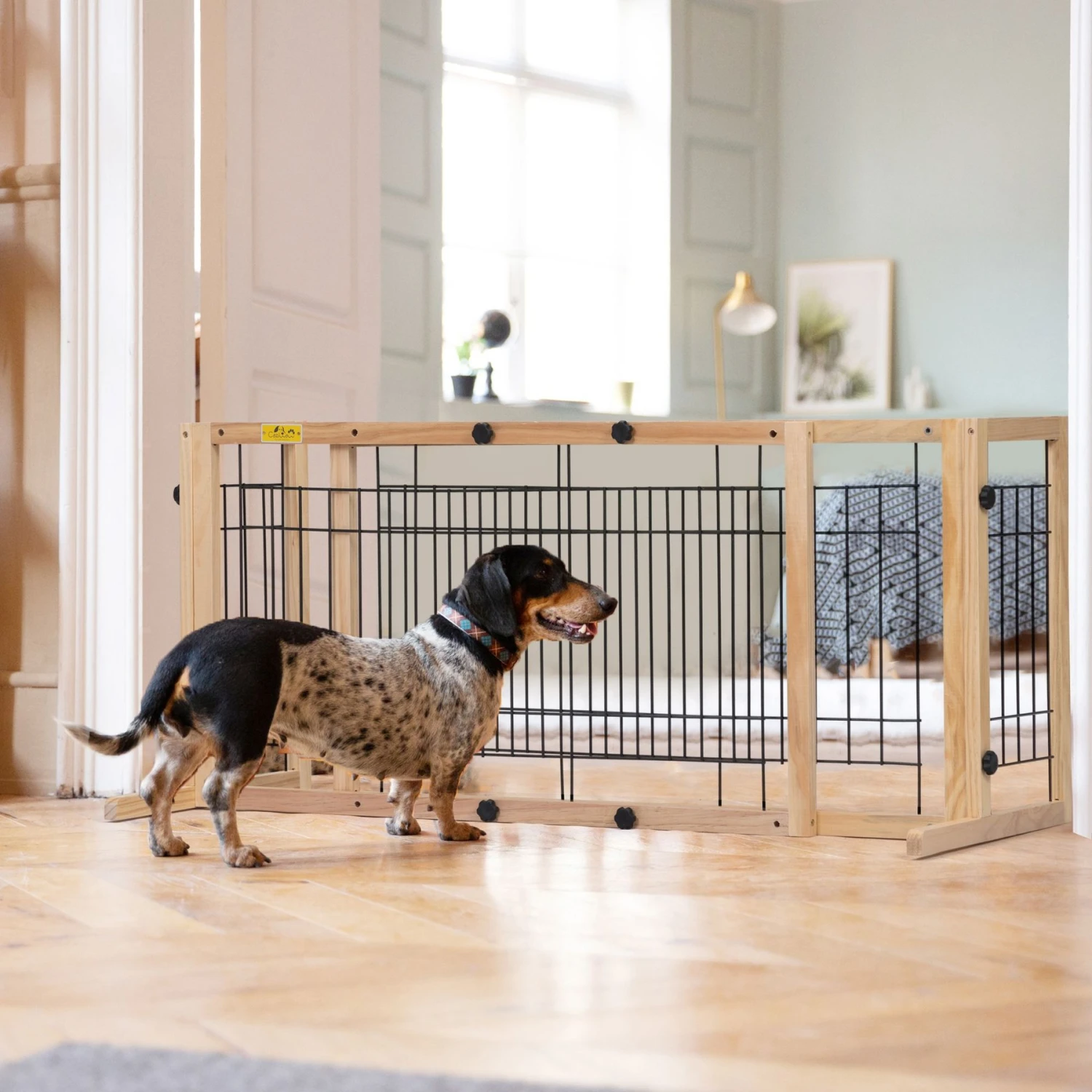 Coziwow Adjustable Freestanding Dog Gate 8 Coziwow Adjustable Freestanding Dog Gate - Image 6