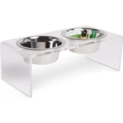 GF Pet Acrylic Cat & Dog Feeder -Dog Supplies Shop 531702 PT3. AC SS1800 V1652891563
