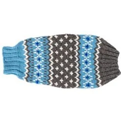 Chilly Dog Fairisle Wool Dog Sweater, Blue -Dog Supplies Shop 577734 PT6. AC SS1800 V1659025726