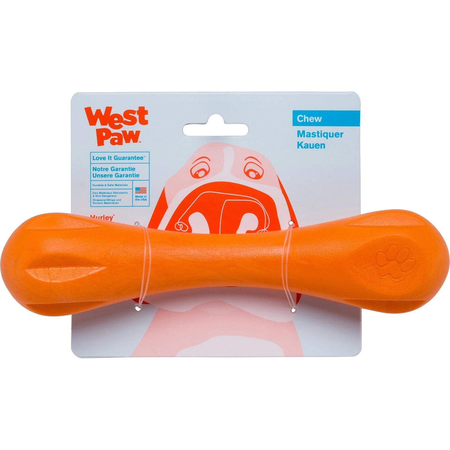 West Paw Zogoflex Hurley Tough Dog Chew Toy 4 West Paw Zogoflex Hurley Tough Dog Chew Toy - Image 2