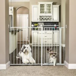 Carlson Pet Products Maxi Extra Tall Walk-Thru Dog Gate With Pet Door