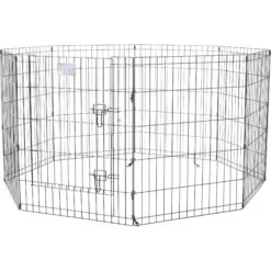 MidWest Wire Dog Exercise Pen With Step-Thru Door, Black E-Coat -Dog Supplies Shop 60389 PT2. AC SS1800 V1567184578