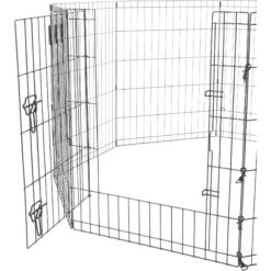 MidWest Wire Dog Exercise Pen With Step-Thru Door, Black E-Coat -Dog Supplies Shop 60389 PT7. AC SS1800 V1567184625