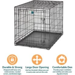 MidWest LifeStages Single Door Collapsible Wire Dog Crate -Dog Supplies Shop 60411 PT6. AC SS1800 V1647554635