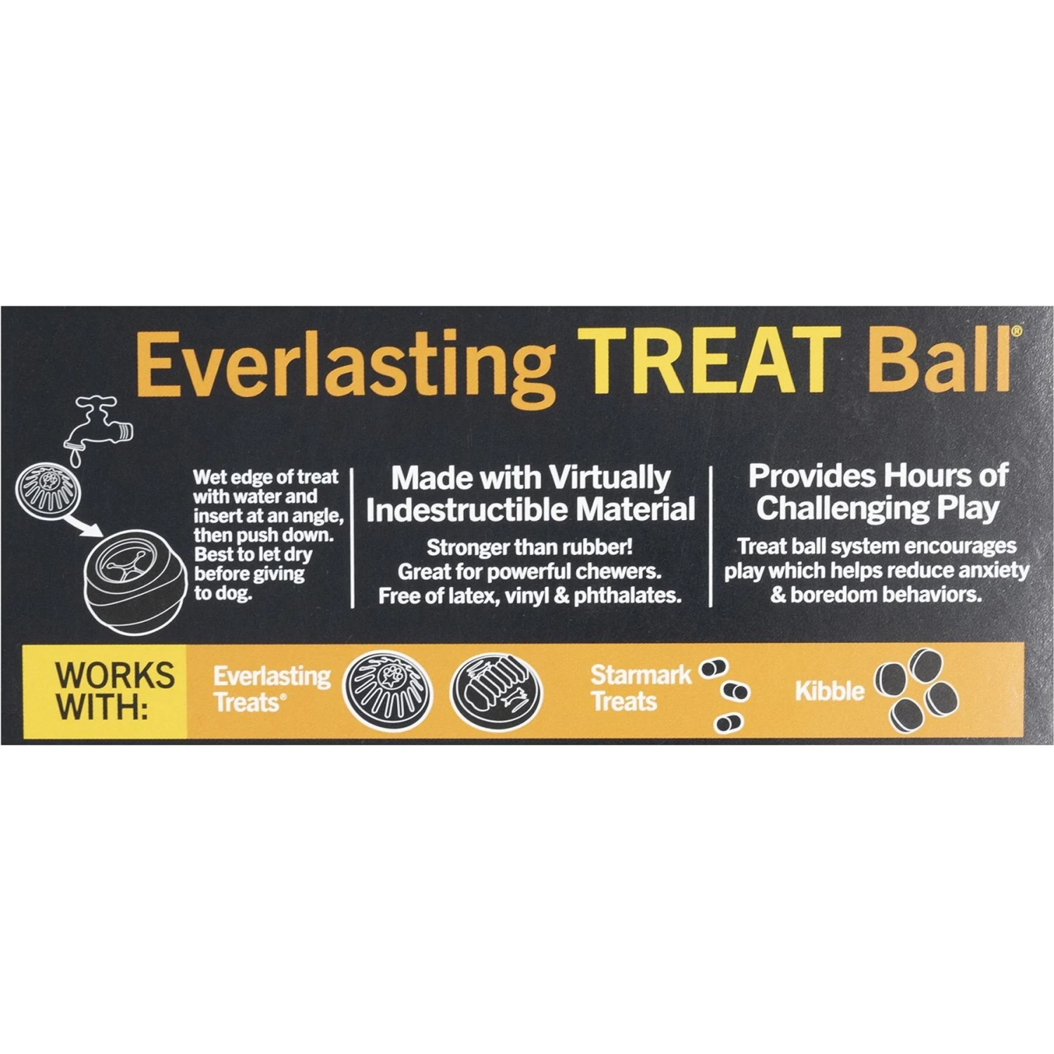 Starmark Everlasting Treat Ball Tough Dog Chew Toy 7 Starmark Everlasting Treat Ball Tough Dog Chew Toy - Image 5