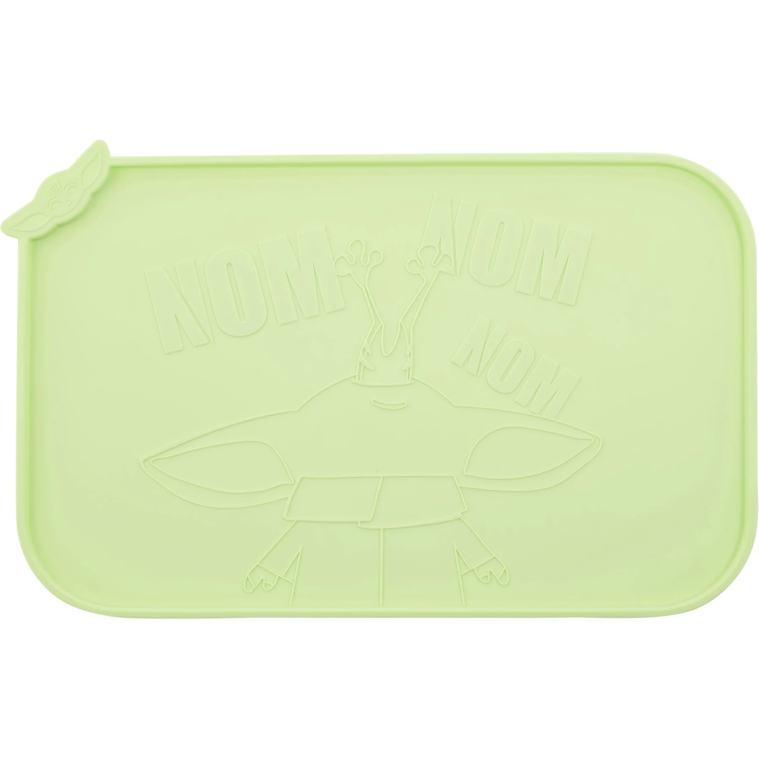 STAR WARS THE MANDALORIAN GROGU Nom Nom Silicone Dog & Cat Food Mat & STAR WARS THE MANDALORIAN GROGU AUREBESH Non-Skid Stainless Steel With Melamine Stand Dog & Cat Bowl 4 STAR WARS THE MANDALORIAN GROGU Nom Nom Silicone Dog & Cat Food Mat & STAR WARS THE MANDALORIAN GROGU AUREBESH Non-Skid Stainless Steel With Melamine Stand Dog & Cat Bowl - Image 2