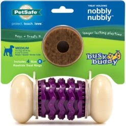 PetSafe Busy Buddy Nobbly Nubbly Treat Dispensing Tough Dog Chew Toy