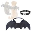 Frisco Bat Wings Dog & Cat Costume & Buckle-Down Batman Shield Polyester Dog Collar -Dog Supplies Shop 638566 MAIN. AC SS1800 V1663249111