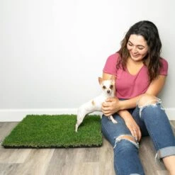 Gotta Go Grass The Natural Relief With Interlocking Tray Dog Potty Pads, 16-in X 24-in, 2 Count 12 Gotta Go Grass The Natural Relief With Interlocking Tray Dog Potty Pads, 16-in X 24-in, 2 Count -Dog Supplies Shop 640286 PT3. AC SS1800 V1663018075