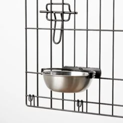 MidWest Stainless Steel Snap'y Fit Dog Kennel Bowl -Dog Supplies Shop 65183 PT4. AC SS1800 V1540302852