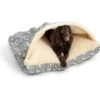 Snoozer Pet Products Rectangle Indoor & Outdoor Cozy Cave Dog & Cat Bed, Gray & White, Large -Dog Supplies Shop 651878 MAIN. AC SS1800 V1663787027