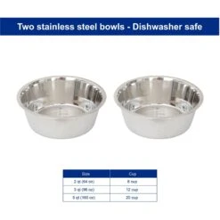Iconic Pet U Design Adjustable Stainless Steel Pet Double Dog Bowl -Dog Supplies Shop 652190 PT5. AC SS1800 V1663880960