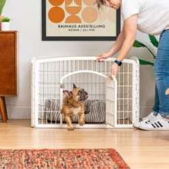 IRIS USA 4-8 Panel Dog Exercise Playpen With Door -Dog Supplies Shop 65439 PT5. AC SS1800 V1567185204