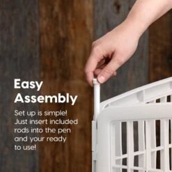 IRIS USA Dog Playpen 2-Panel Add-On, 24-in, White 10 IRIS USA Dog Playpen 2-Panel Add-On, 24-in, White -Dog Supplies Shop 65443 PT1. AC SS1800 V1680787478